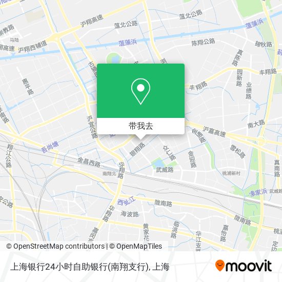 上海银行24小时自助银行(南翔支行)地图