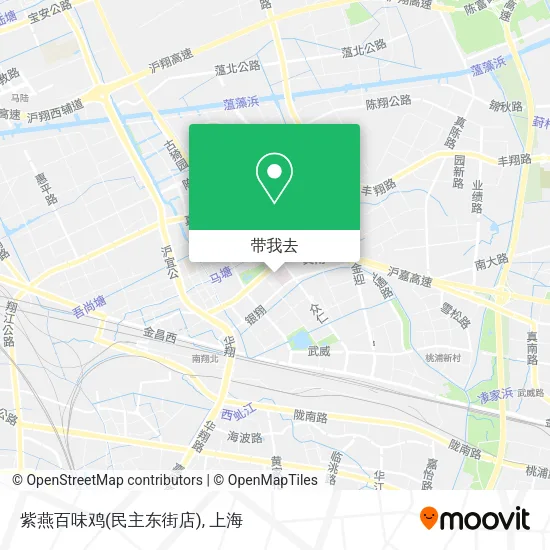 紫燕百味鸡(民主东街店)地图