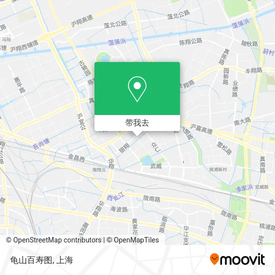 龟山百寿图地图
