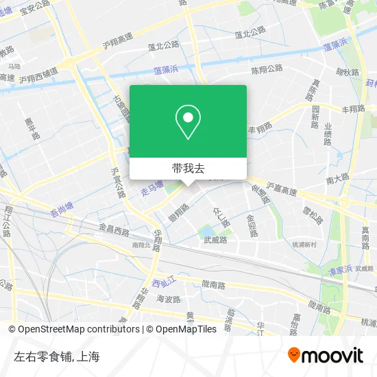 左右零食铺地图