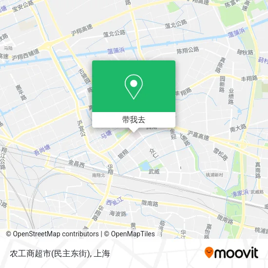 农工商超市(民主东街)地图