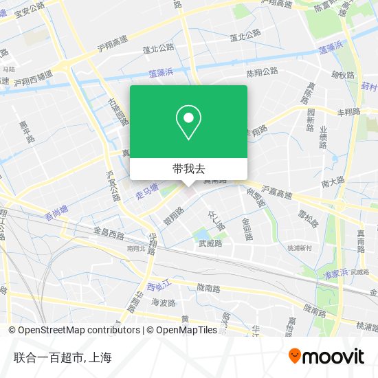 联合一百超市地图
