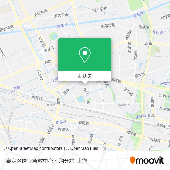 嘉定区医疗急救中心南翔分站地图
