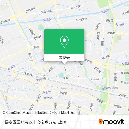 嘉定区医疗急救中心南翔分站地图