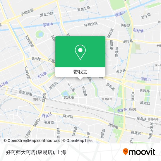 好药师大药房(康易店)地图
