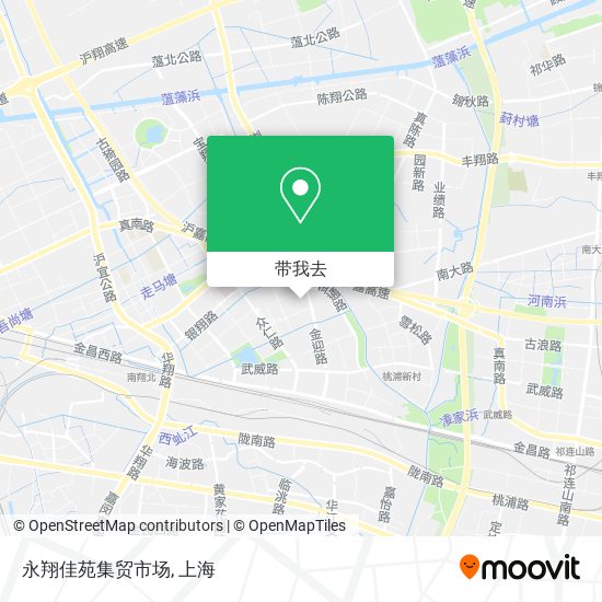 永翔佳苑集贸市场地图