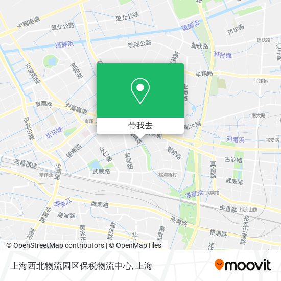 上海西北物流园区保税物流中心地图