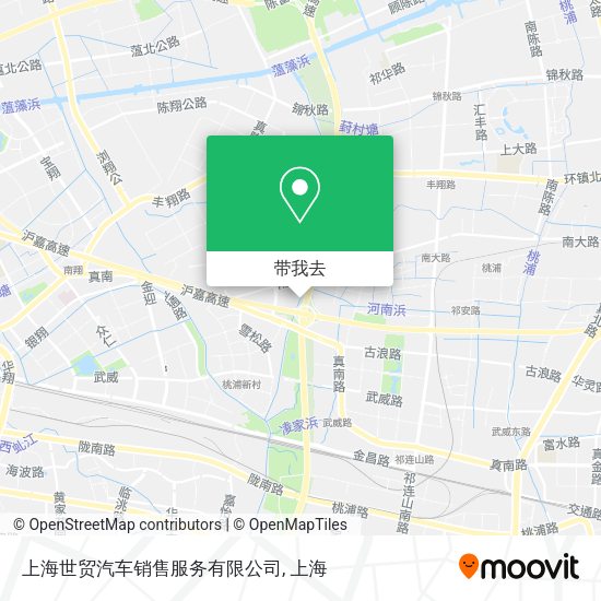上海世贸汽车销售服务有限公司地图