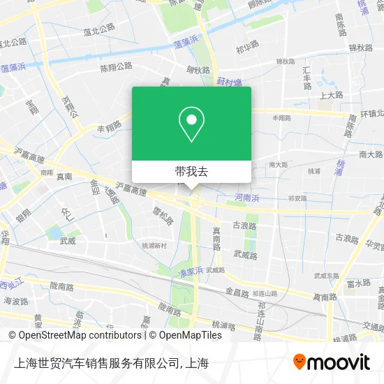 上海世贸汽车销售服务有限公司地图