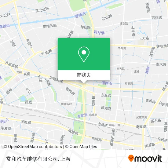 常和汽车维修有限公司地图