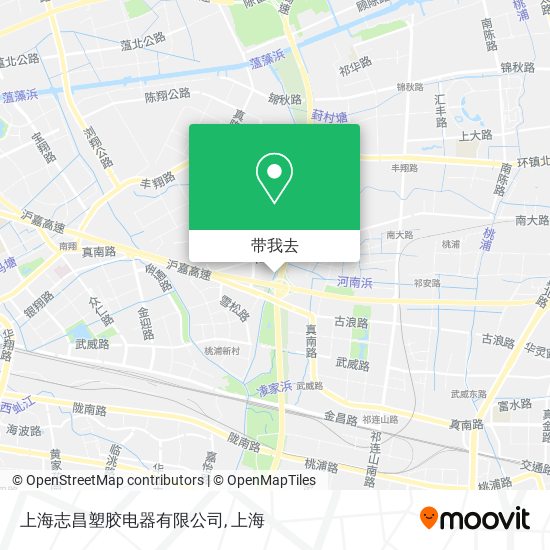上海志昌塑胶电器有限公司地图