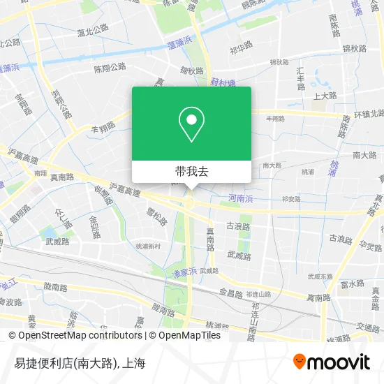 易捷便利店(南大路)地图