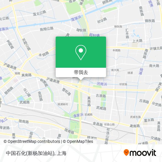 中国石化(新杨加油站)地图