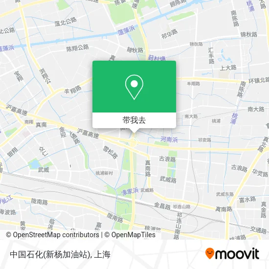 中国石化(新杨加油站)地图