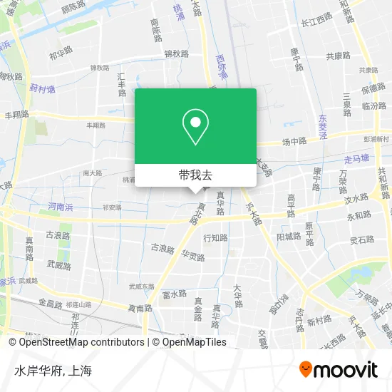 水岸华府地图