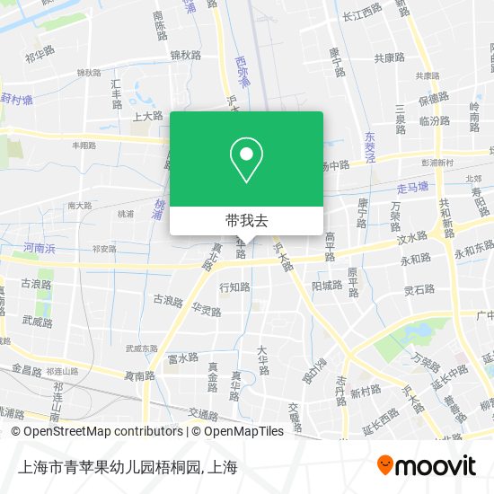 上海市青苹果幼儿园梧桐园地图