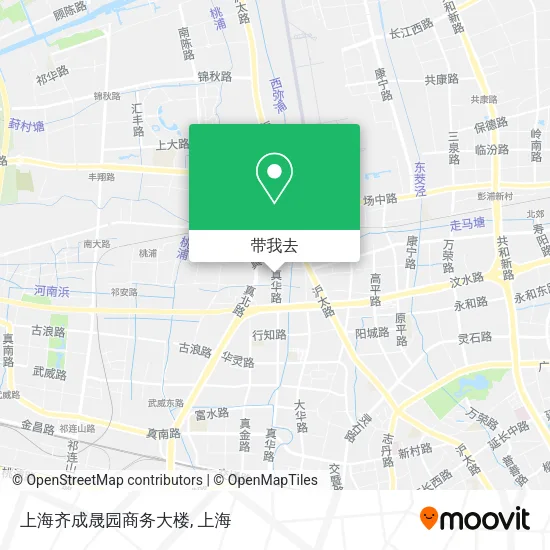 上海齐成晟园商务大楼地图