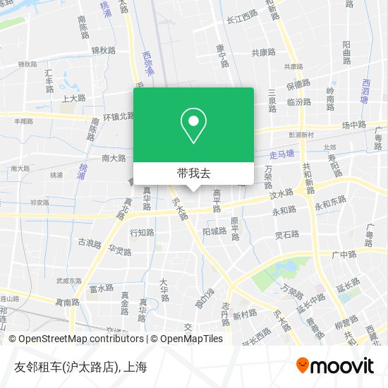 友邻租车(沪太路店)地图