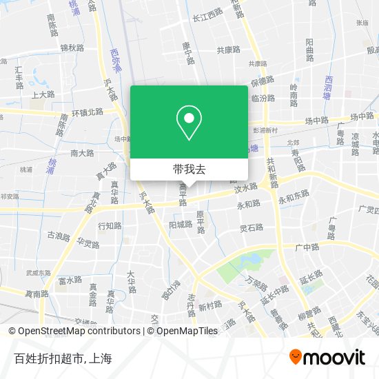 百姓折扣超市地图