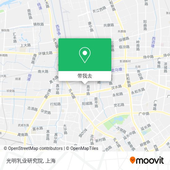 光明乳业研究院地图