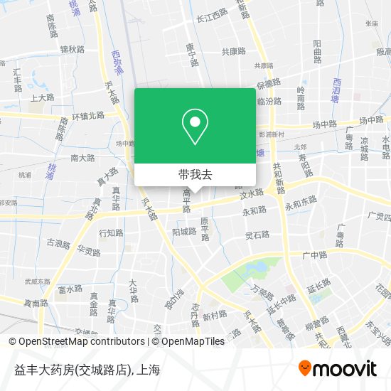 益丰大药房(交城路店)地图