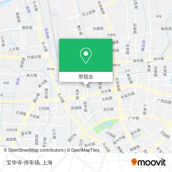 宝华寺-停车场地图