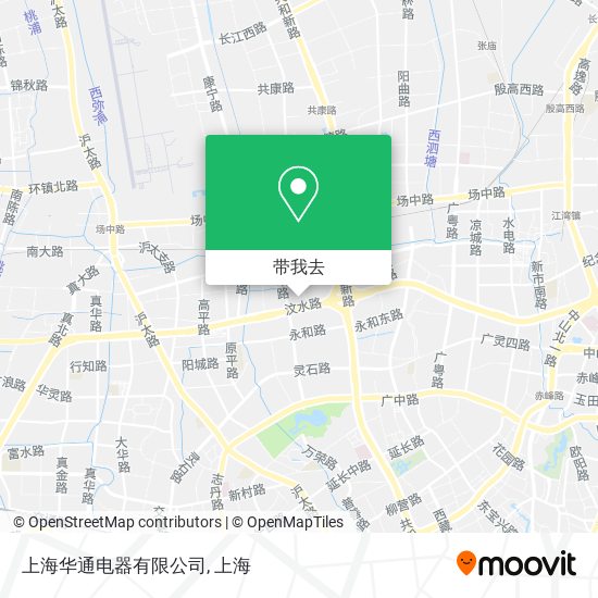 上海华通电器有限公司地图