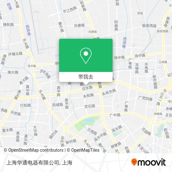上海华通电器有限公司地图