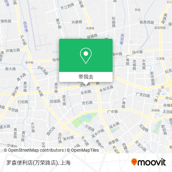 罗森便利店(万荣路店)地图