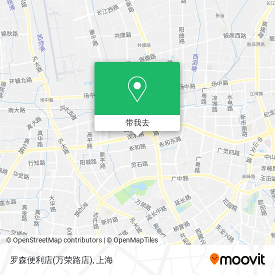 罗森便利店(万荣路店)地图