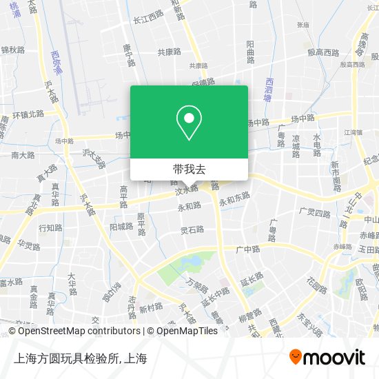 上海方圆玩具检验所地图