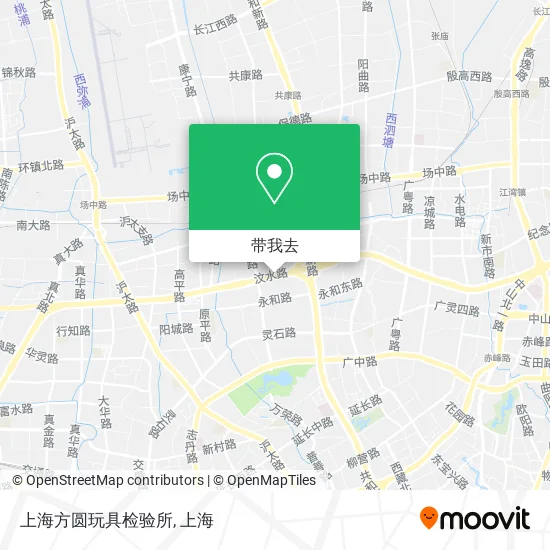 上海方圆玩具检验所地图