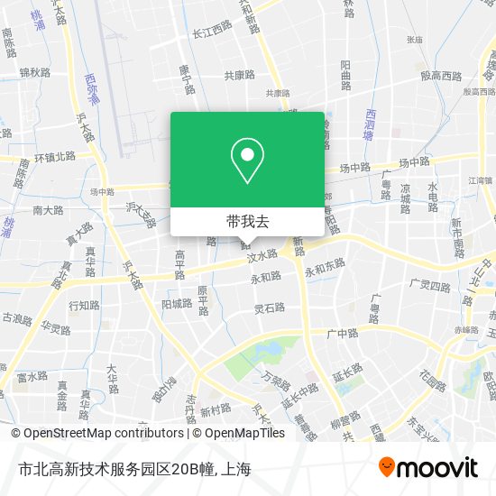 市北高新技术服务园区20B幢地图