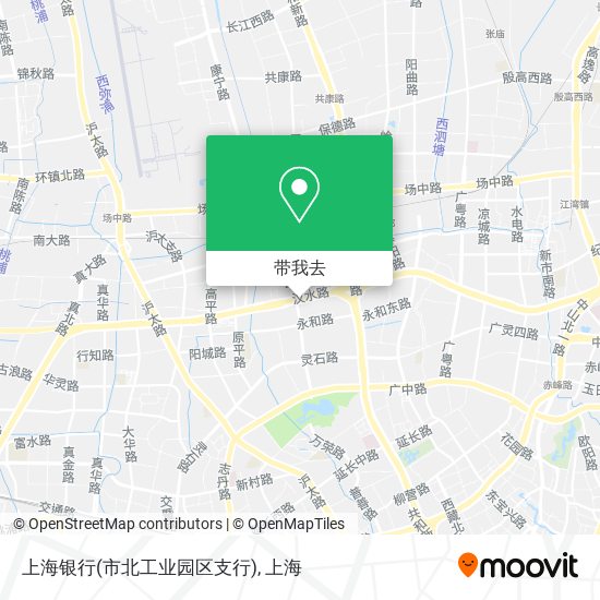 上海银行(市北工业园区支行)地图