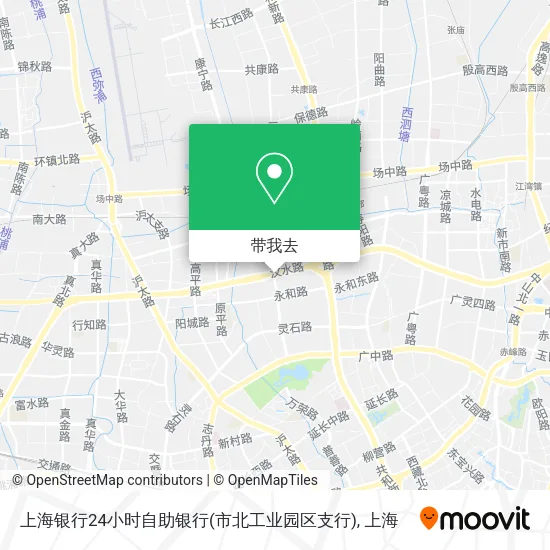 上海银行24小时自助银行(市北工业园区支行)地图