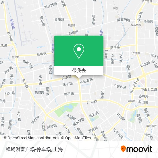 祥腾财富广场-停车场地图