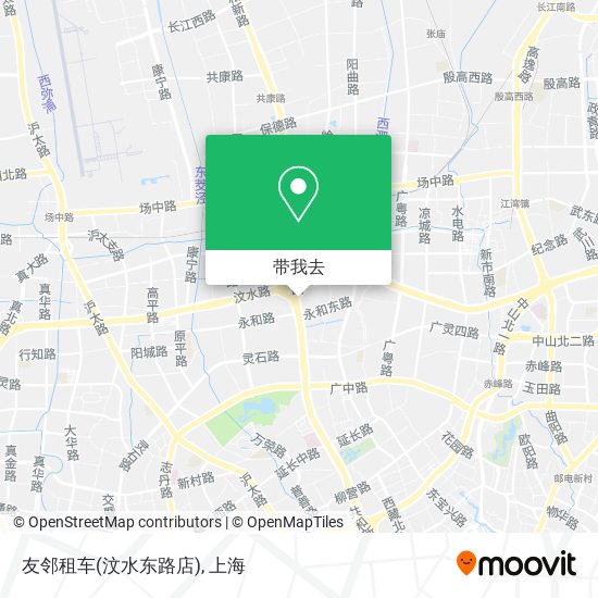 友邻租车(汶水东路店)地图