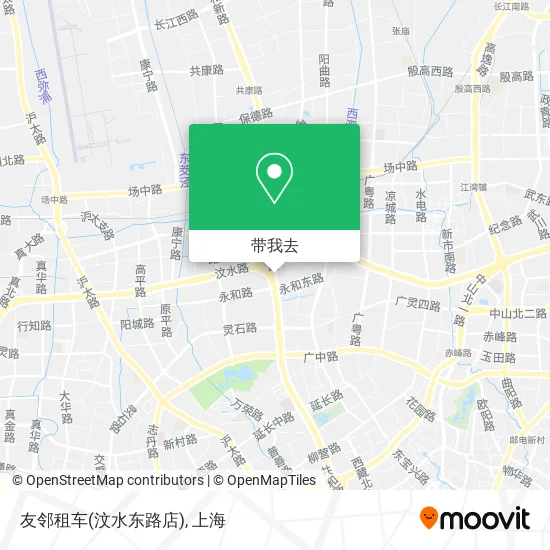 友邻租车(汶水东路店)地图