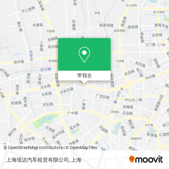 上海现达汽车租赁有限公司地图