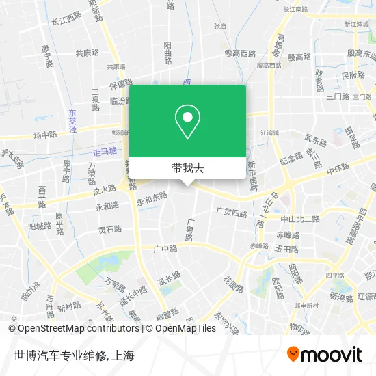 世博汽车专业维修地图
