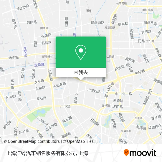 上海江铃汽车销售服务有限公司地图