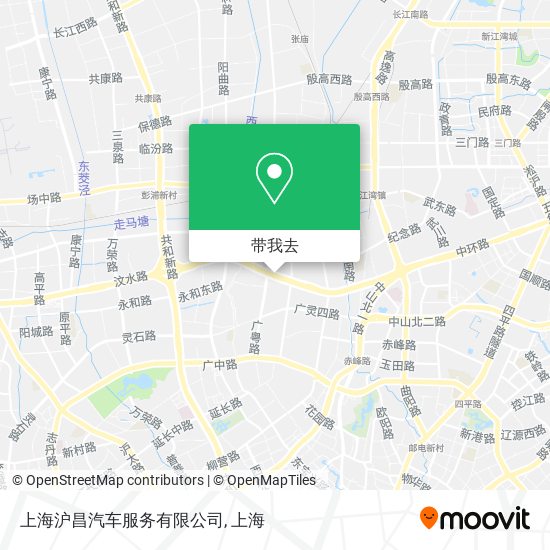 上海沪昌汽车服务有限公司地图
