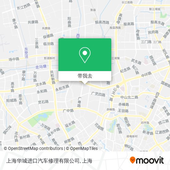上海华城进口汽车修理有限公司地图