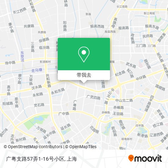 广粤支路57弄1-16号小区地图