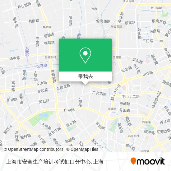 上海市安全生产培训考试虹口分中心地图