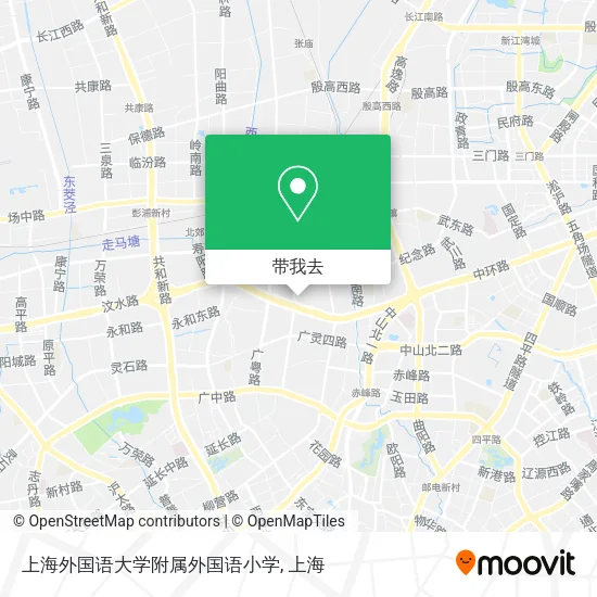 上海外国语大学附属外国语小学地图