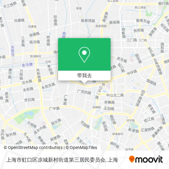 上海市虹口区凉城新村街道第三居民委员会地图