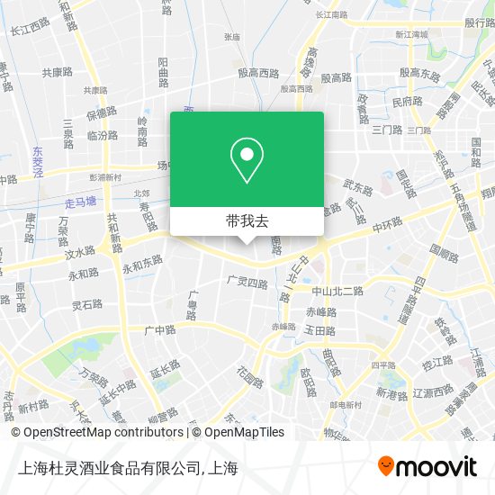 上海杜灵酒业食品有限公司地图