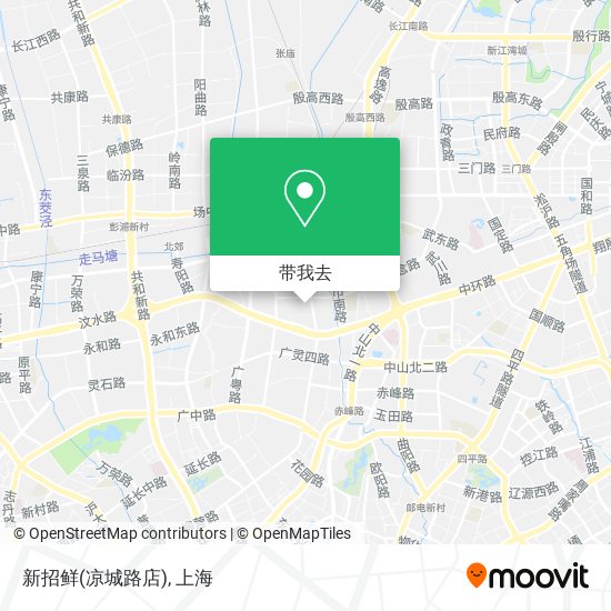 新招鲜(凉城路店)地图