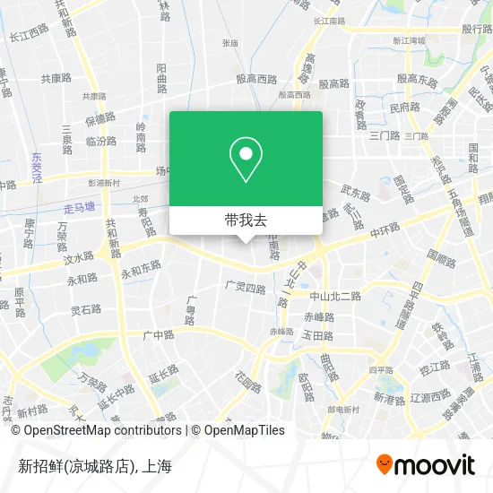 新招鲜(凉城路店)地图